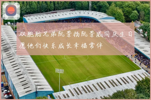 双胞胎兄弟阮景扬阮景威同庆生日愿他们快乐成长幸福常伴